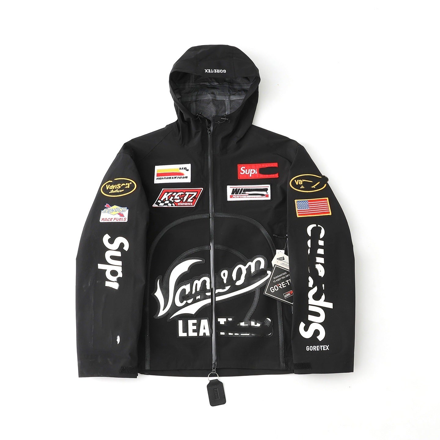 Decal Waterproof Zipper Jacket SP095