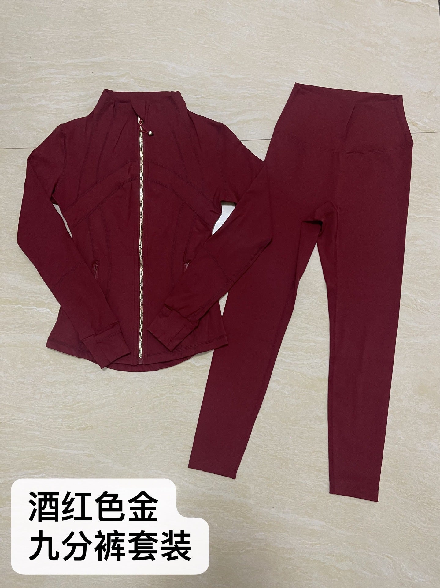 Yoga Suit Long Sleeve Jacket Set SA515
