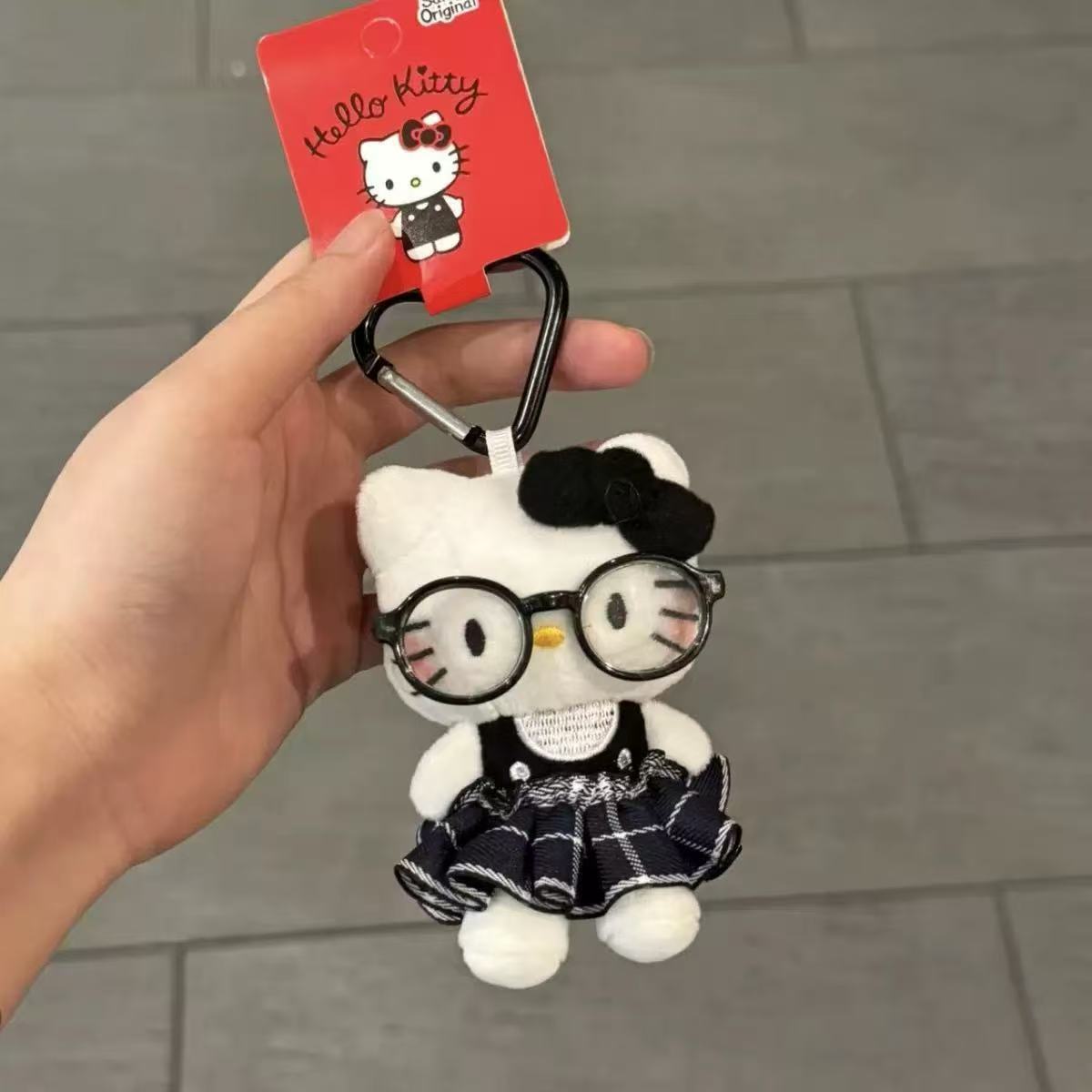 Cartoon Plush Gentleman Keychain  SAB093