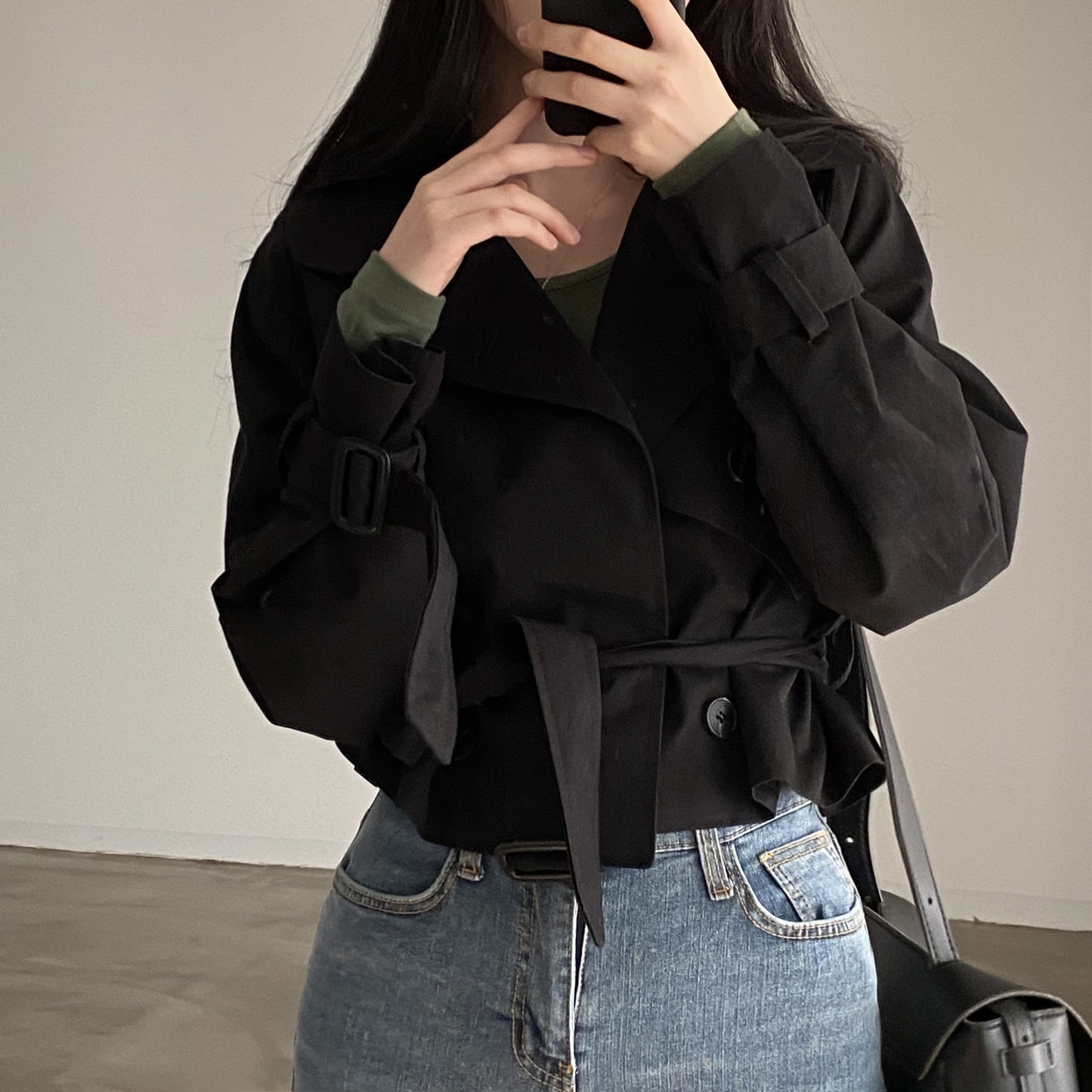 Loose Trench Coat Short Coat Women SA451