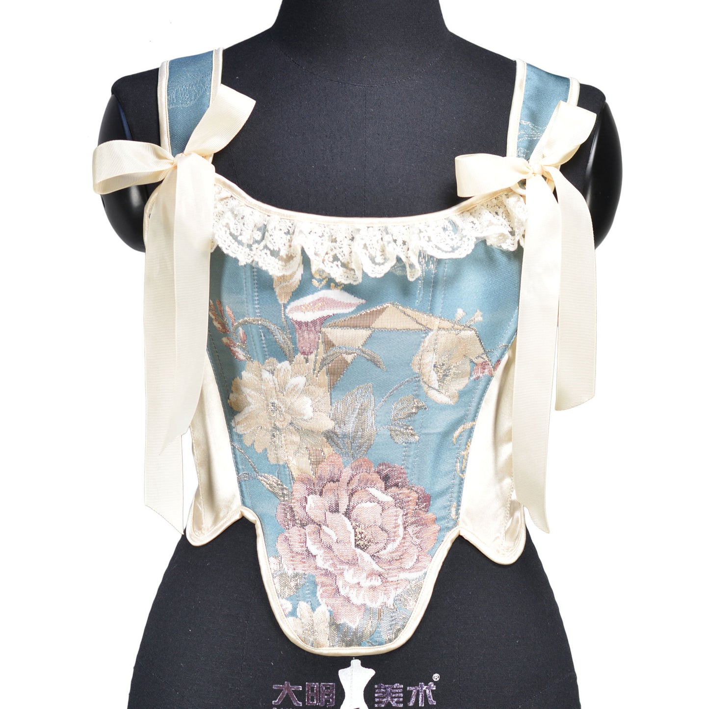 Printed Light Luxury Fish Bone Bra 69B833