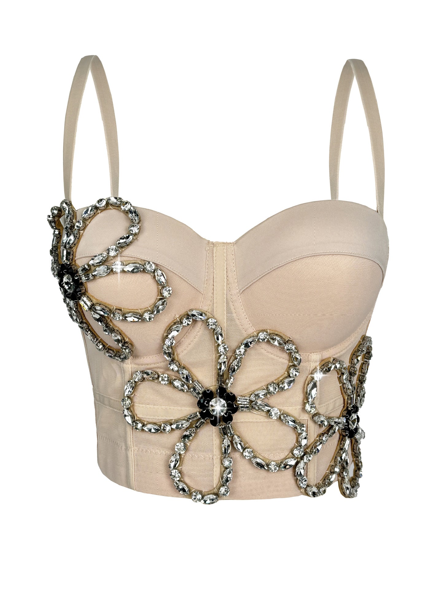 Diamond Flower Fishbone Bra 69B886