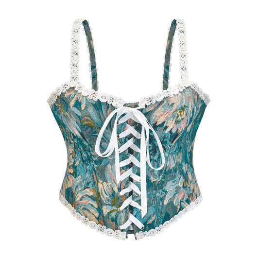 Jacquard Sling Vest Top 69A746