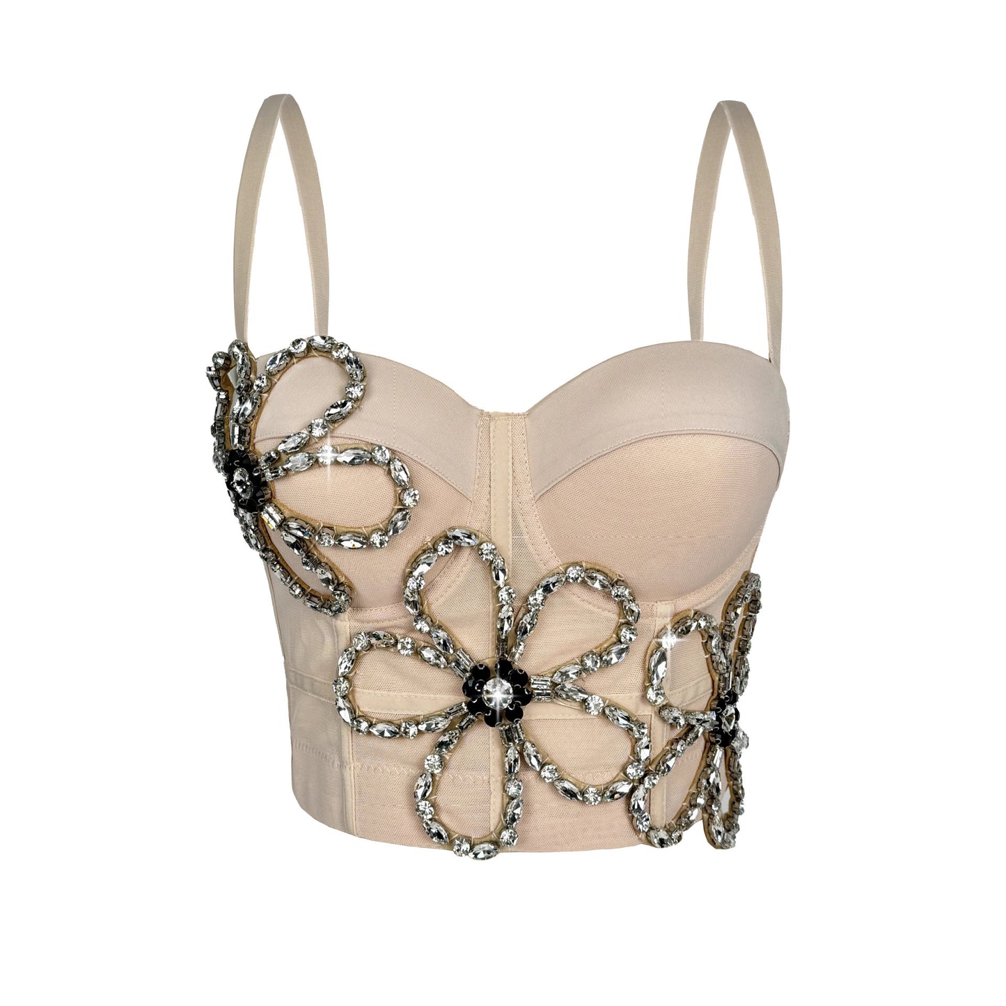 Diamond Flower Fishbone Bra 69B886