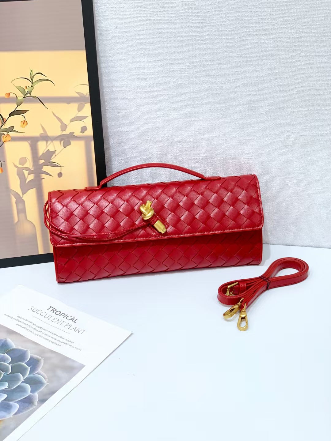 Woven Clutch Bag UK 64D075