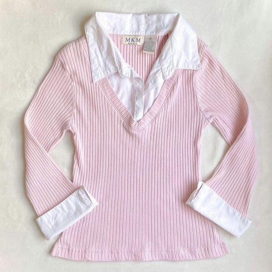 Fake Two Long-sleeved Shirts for Women SA434