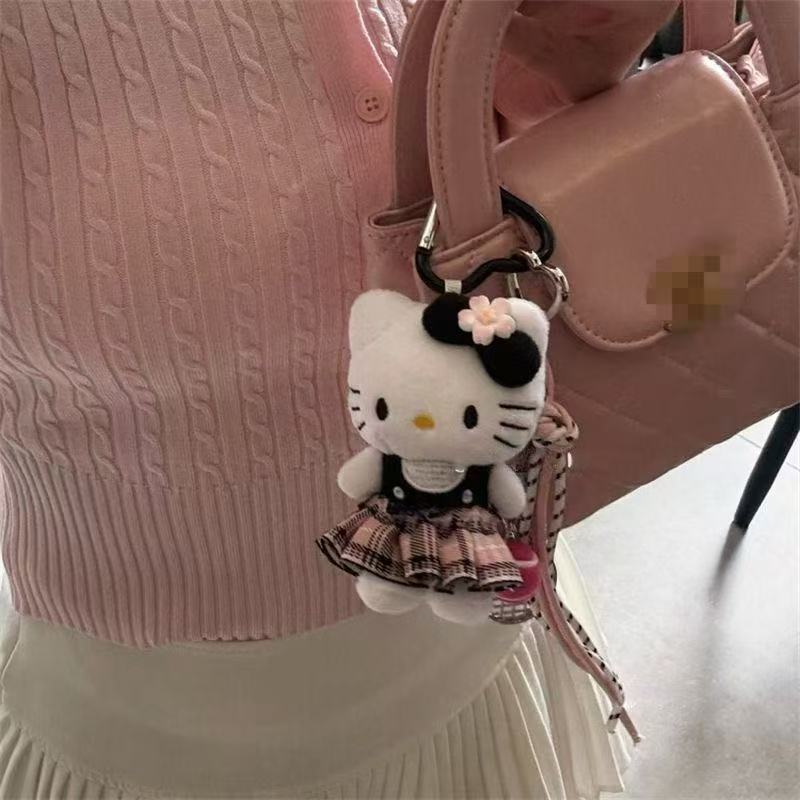 Cartoon Plush Gentleman Keychain  SAB093