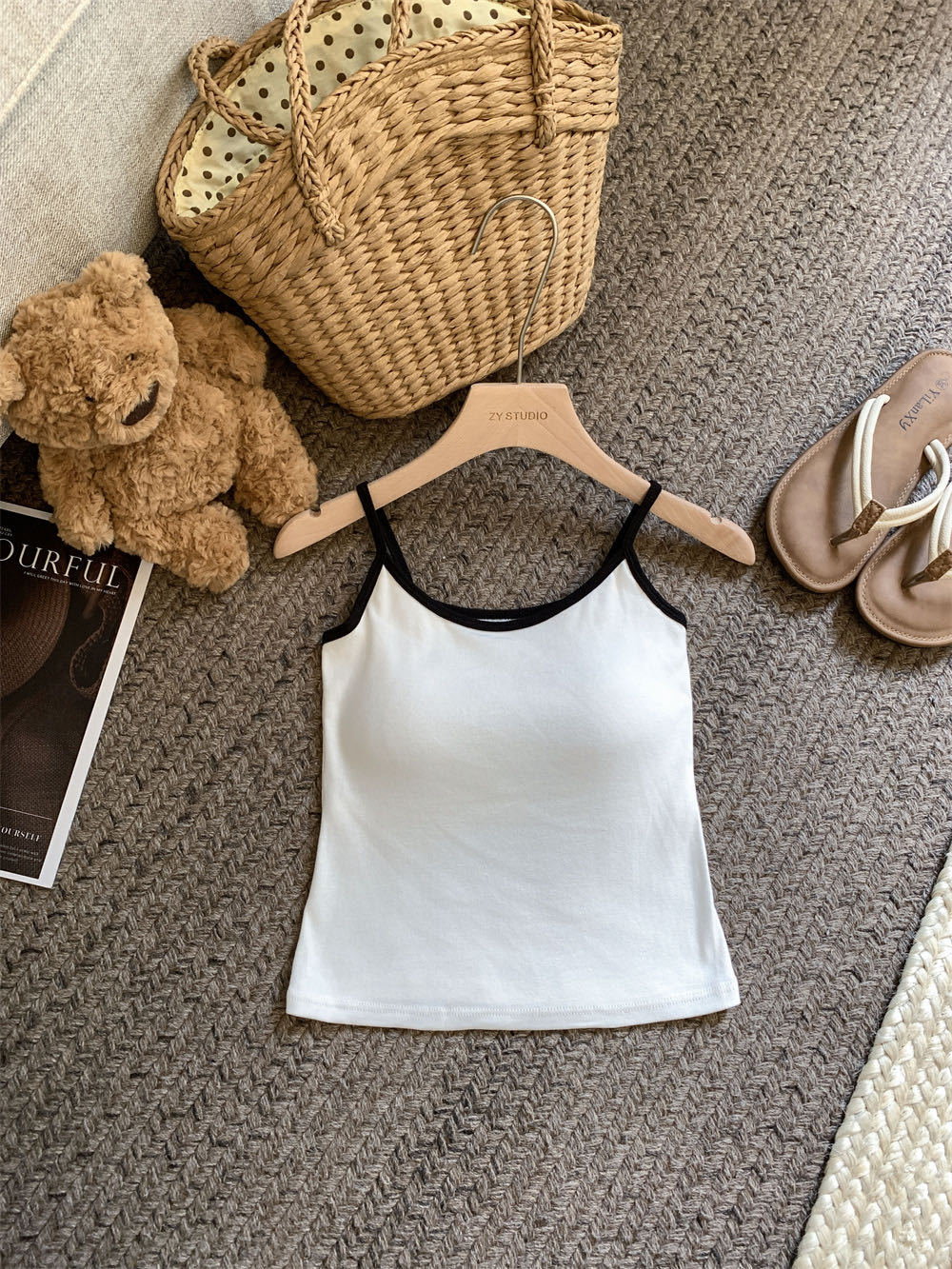 Camisole with Chest Pad US 64H004