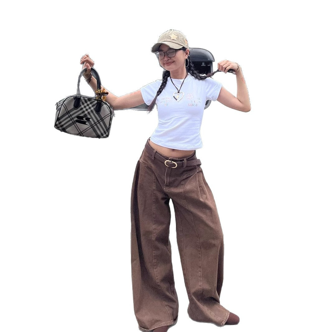 Low Waist Denim Trousers SA390