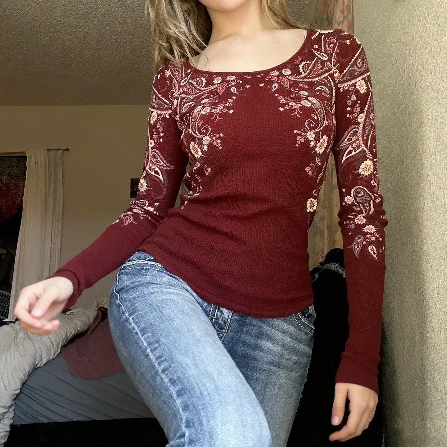 Long-sleeved Top, Early Autumn Bottoming Shirt SA464