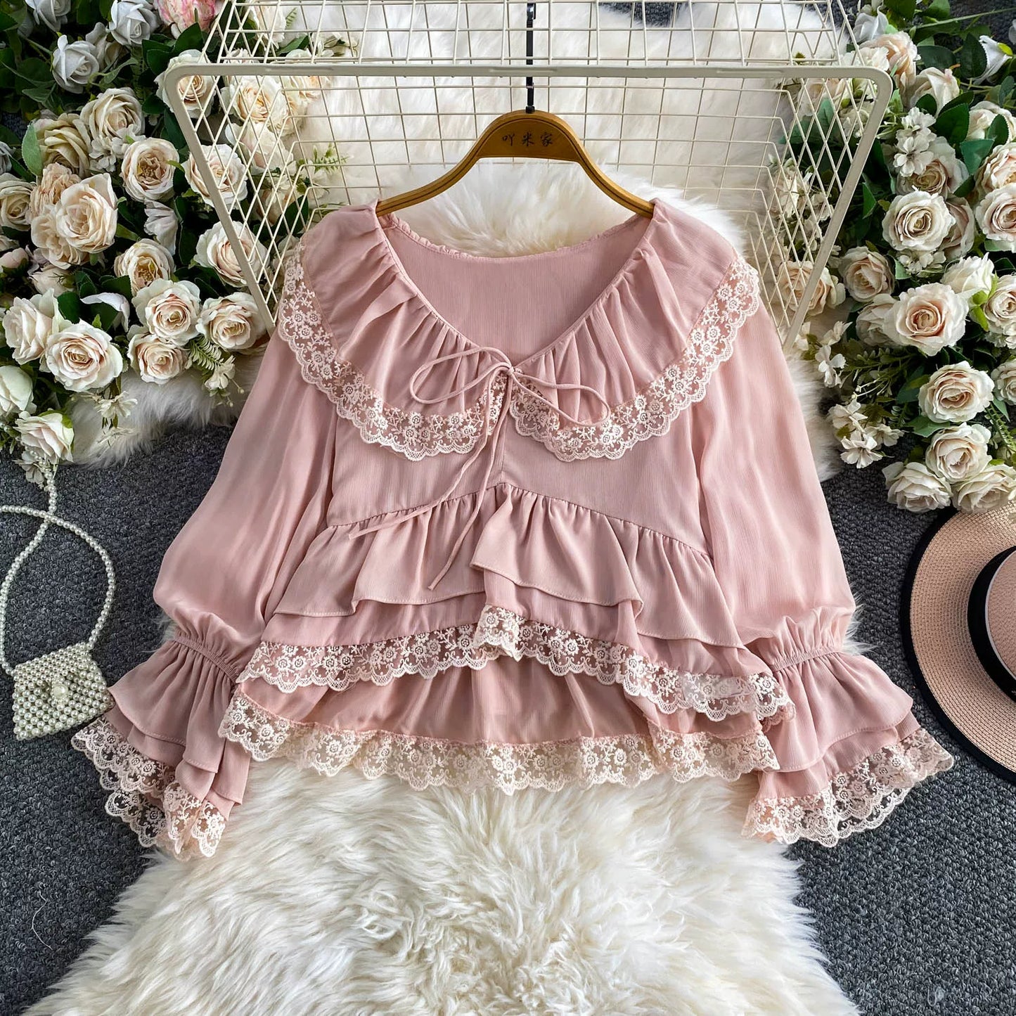Sweet Peter Pan Collar Blouse SA966