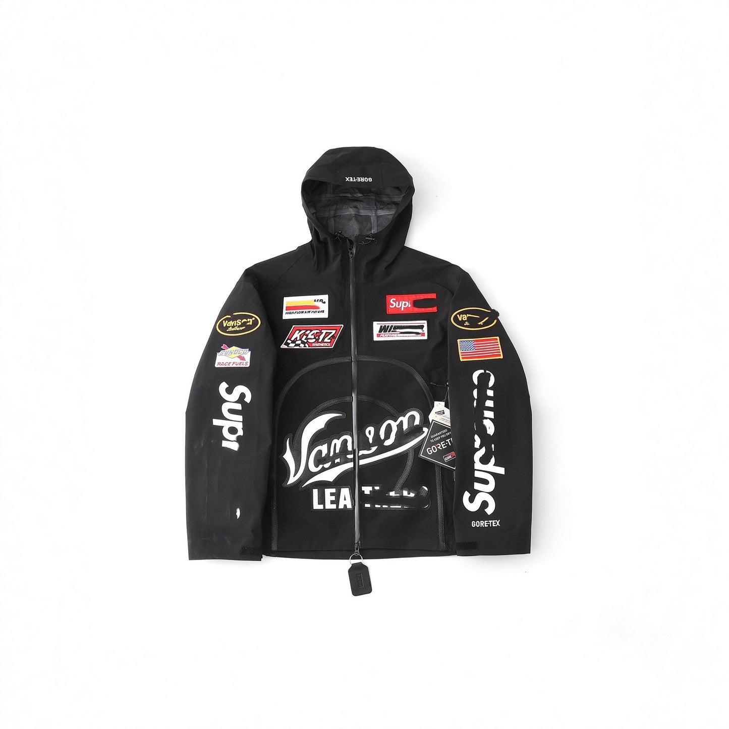 Decal Waterproof Zipper Jacket SP095