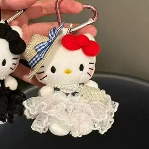 Cartoon Plush Gentleman Keychain  SAB093