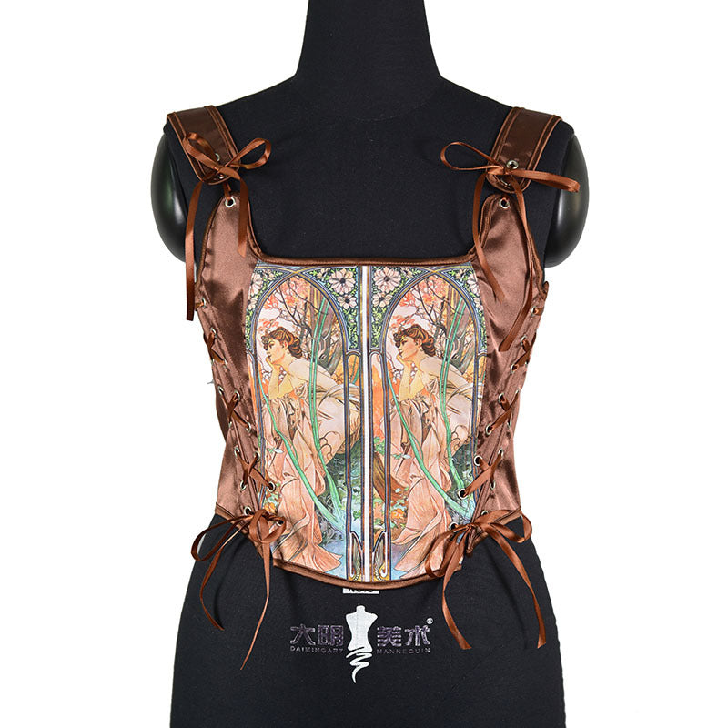 Satin Fishbone Corset 69B974