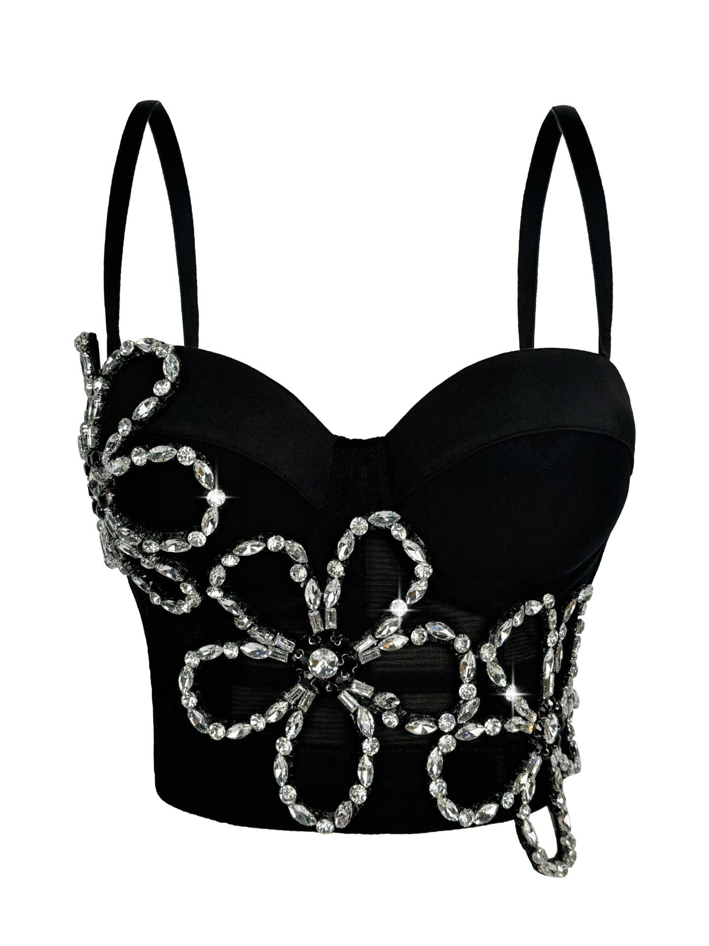 Diamond Flower Fishbone Bra 69B886