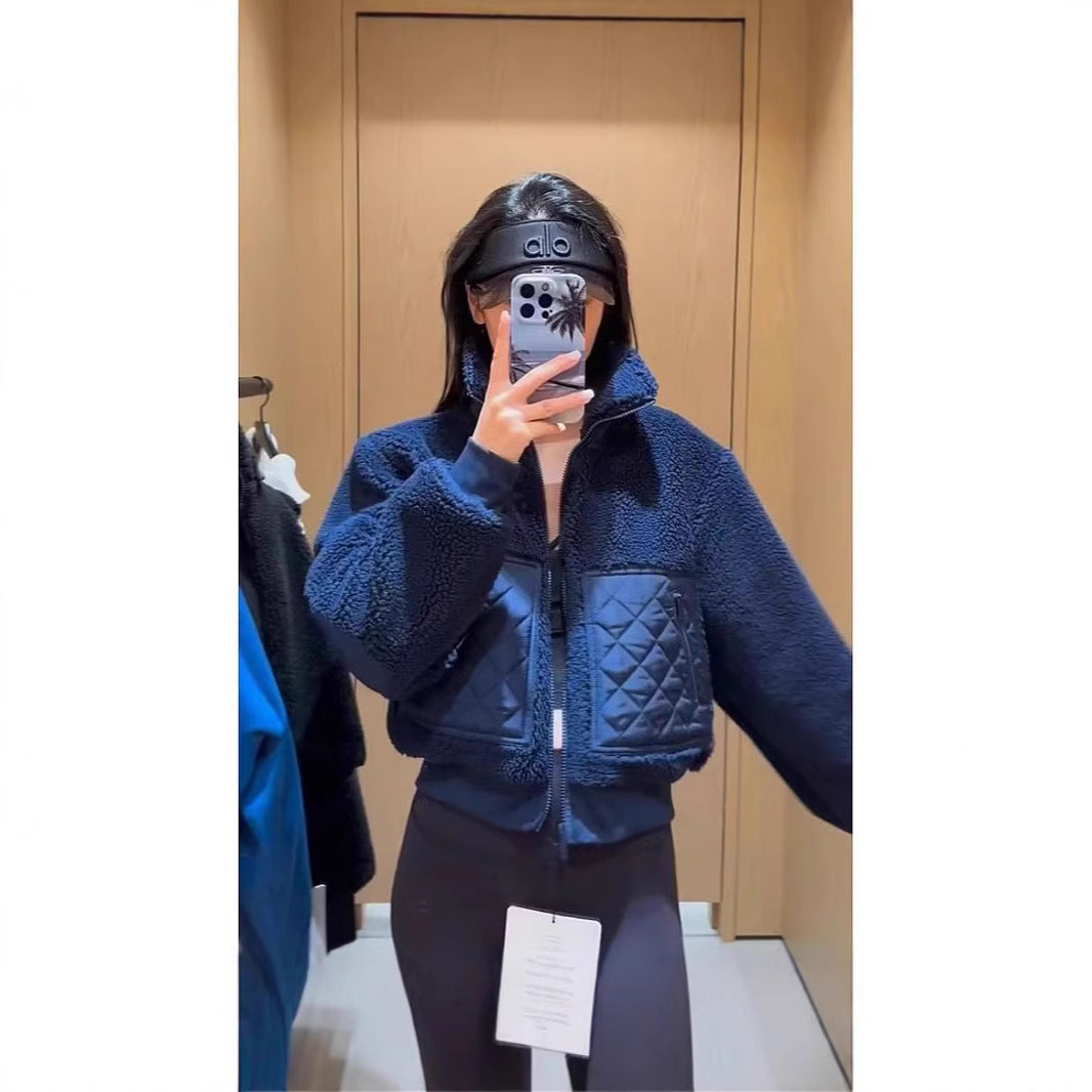 Lamb Wool Hooded Jacket SA507