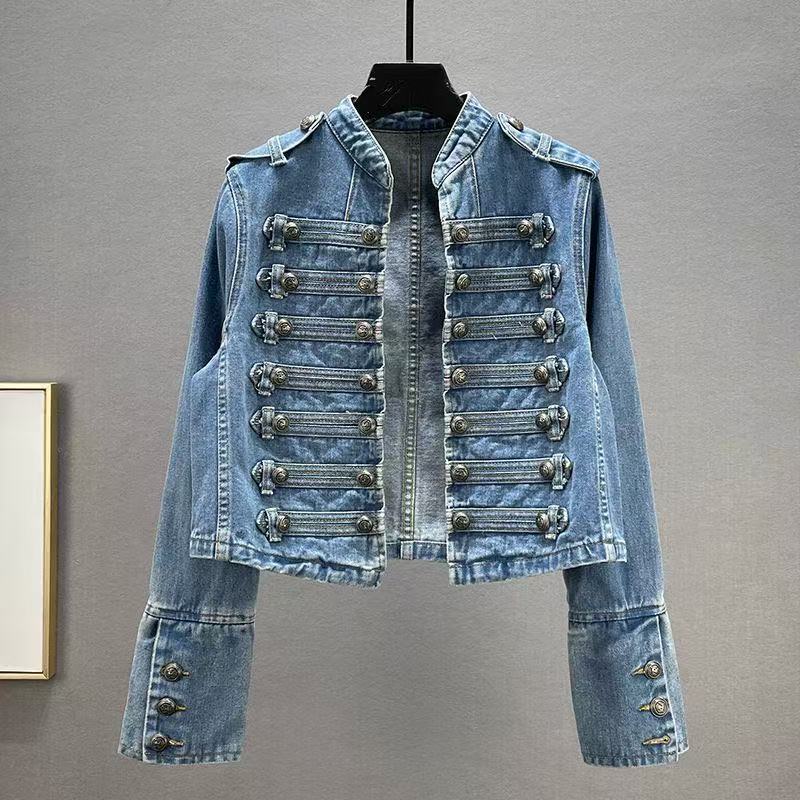 Denim Short Jacket  64D074 FR