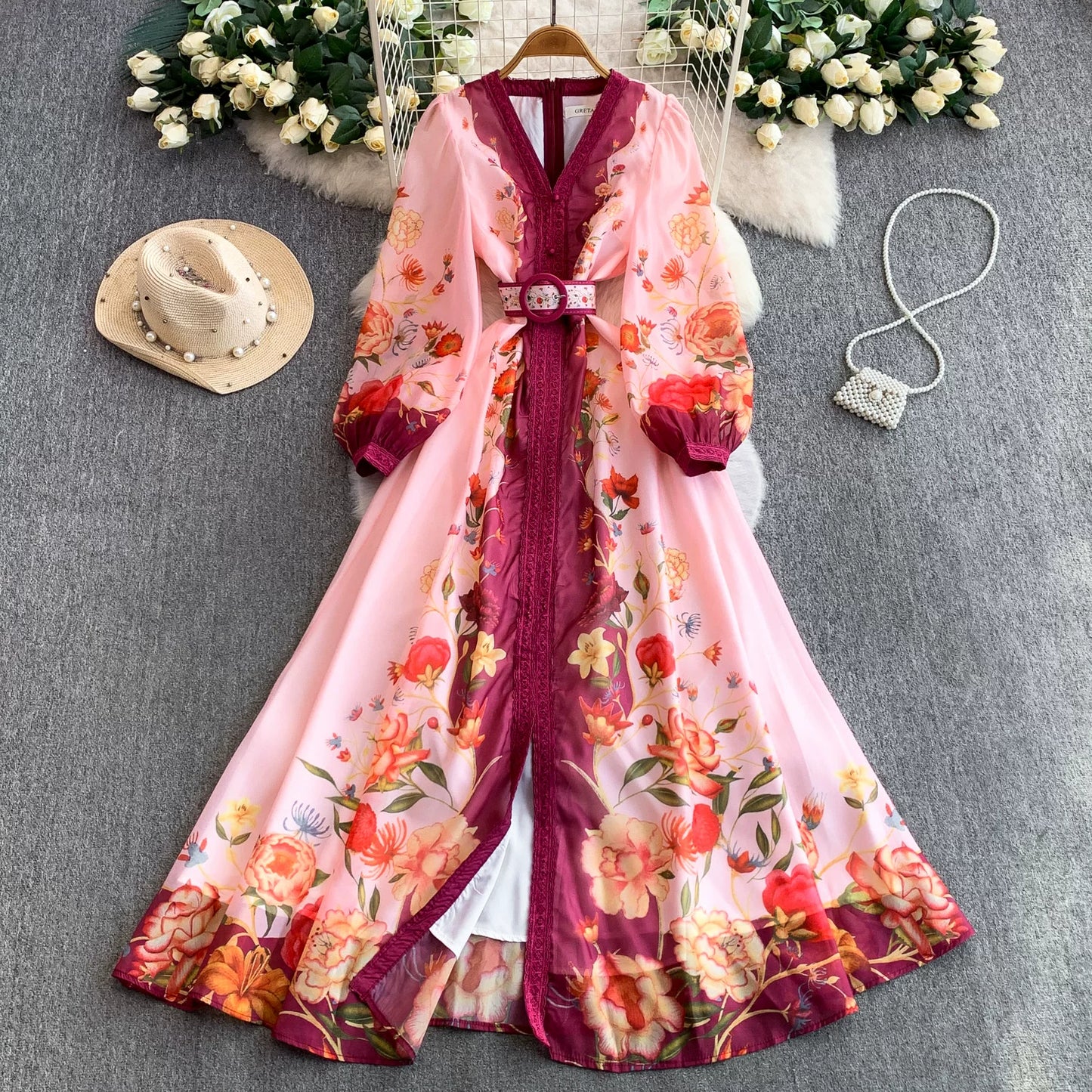 V-neck Dress Women  SA694