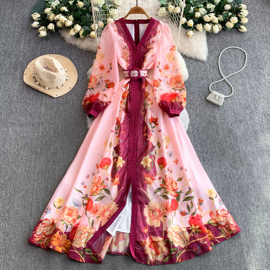 V-neck Dress Women  SA694