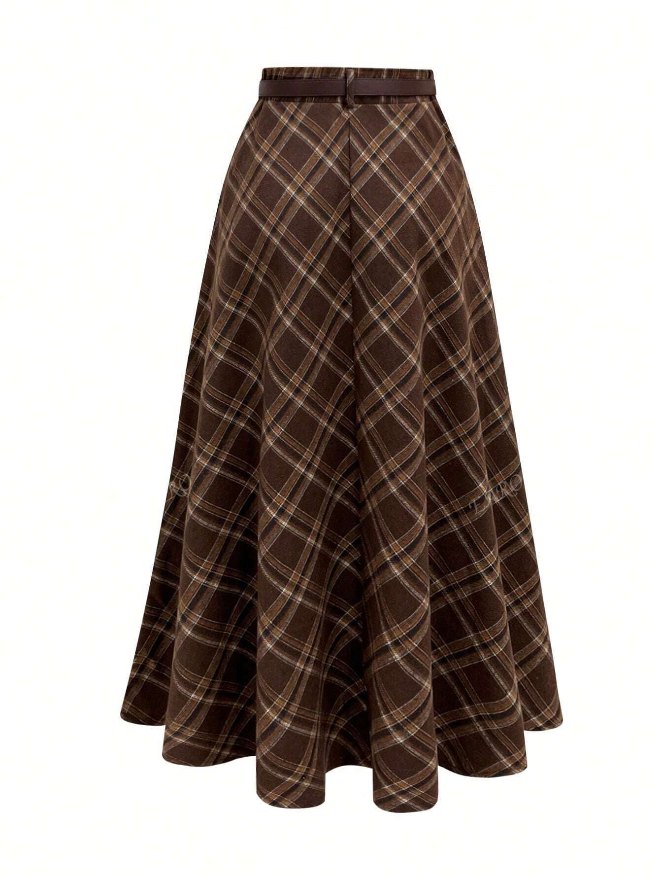 Brown Skirt-no belt  64D122