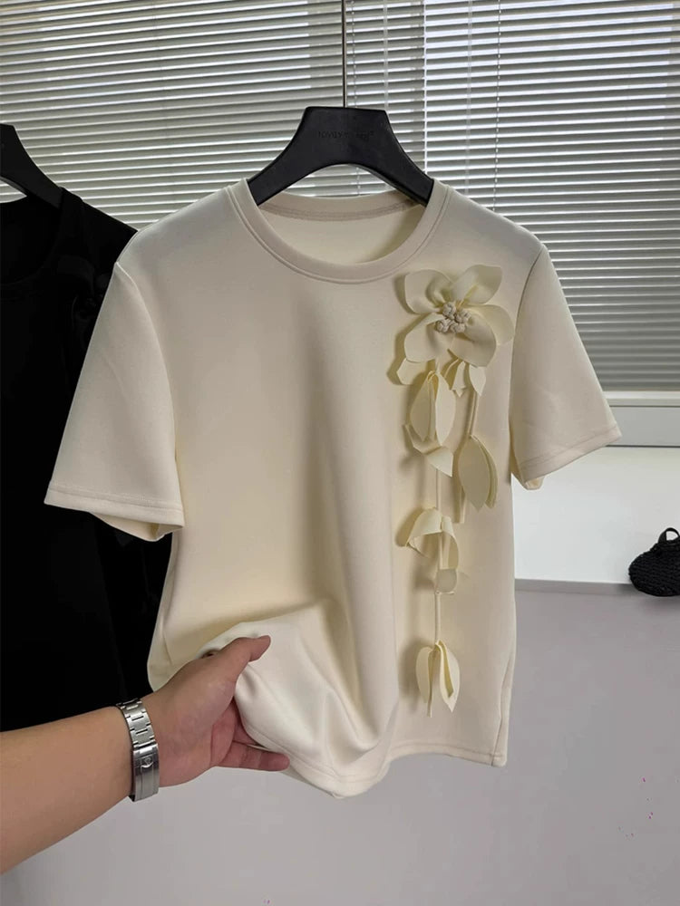 Round Neck Short Sleeve T-shirt SA855