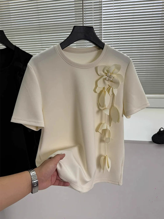 Round Neck Short Sleeve T-shirt SA855