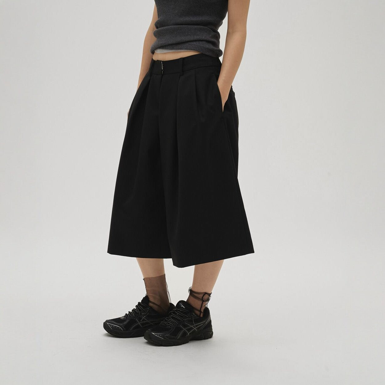 Women's High Waist Wide Leg Pants 64E937