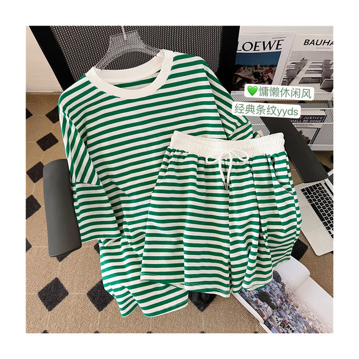 College Style Striped Casual Tracksuit SA974