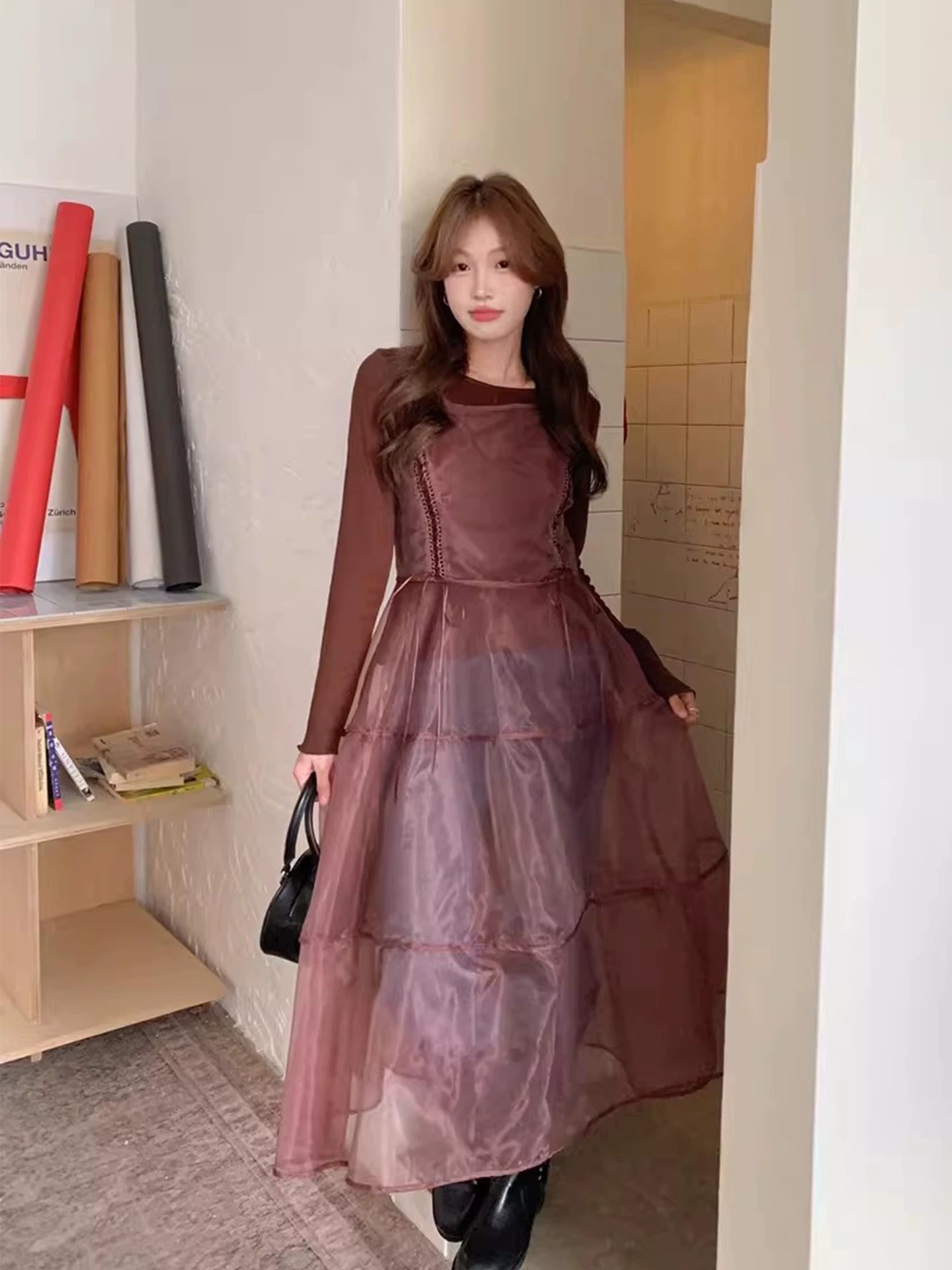 Round Neck Long Sleeve T-shirt SA805/SA806/SA807
