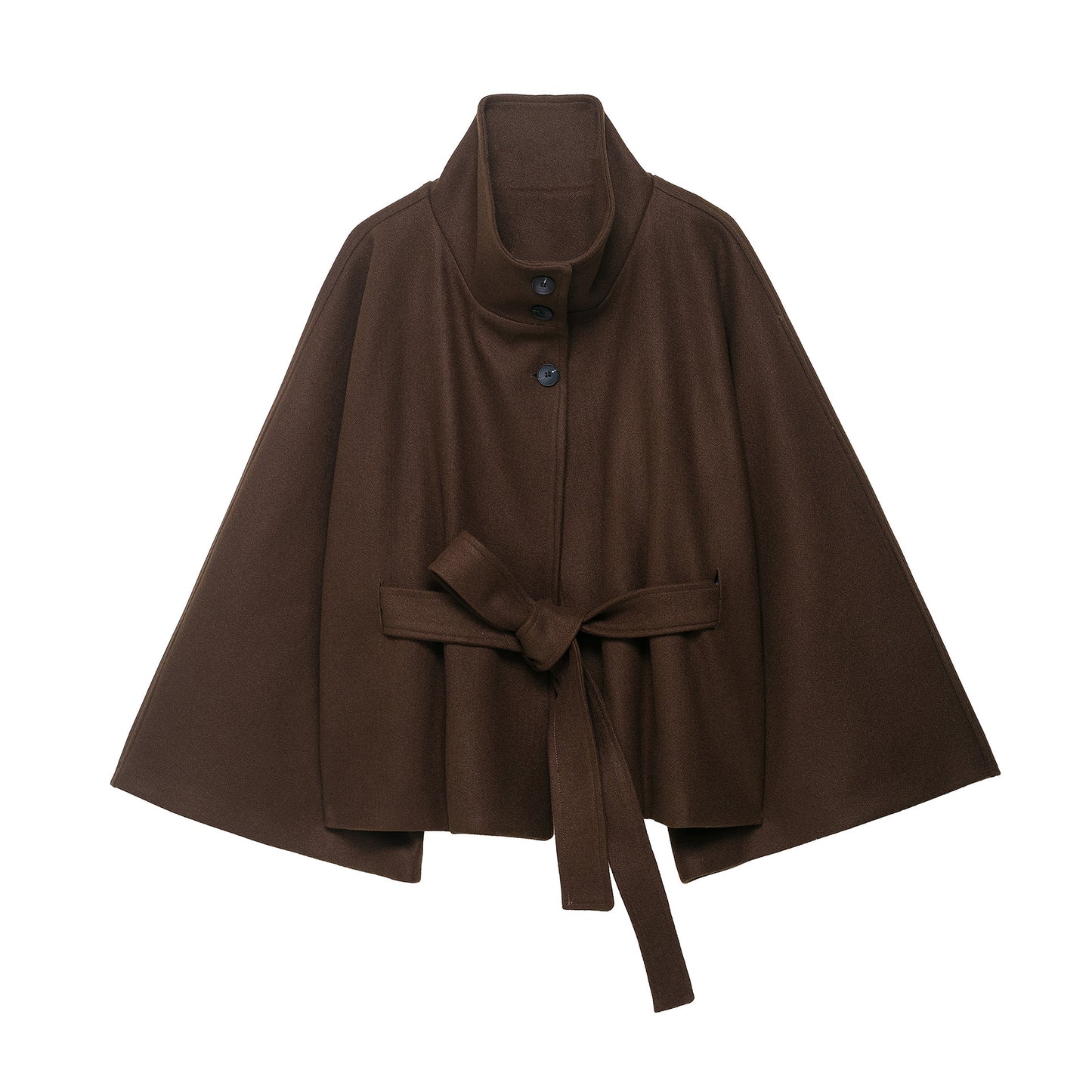 Loose version short woolen trench coat SA562