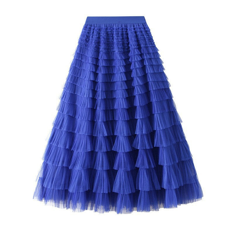 New Cake Skirt Mesh Skirt 69B977