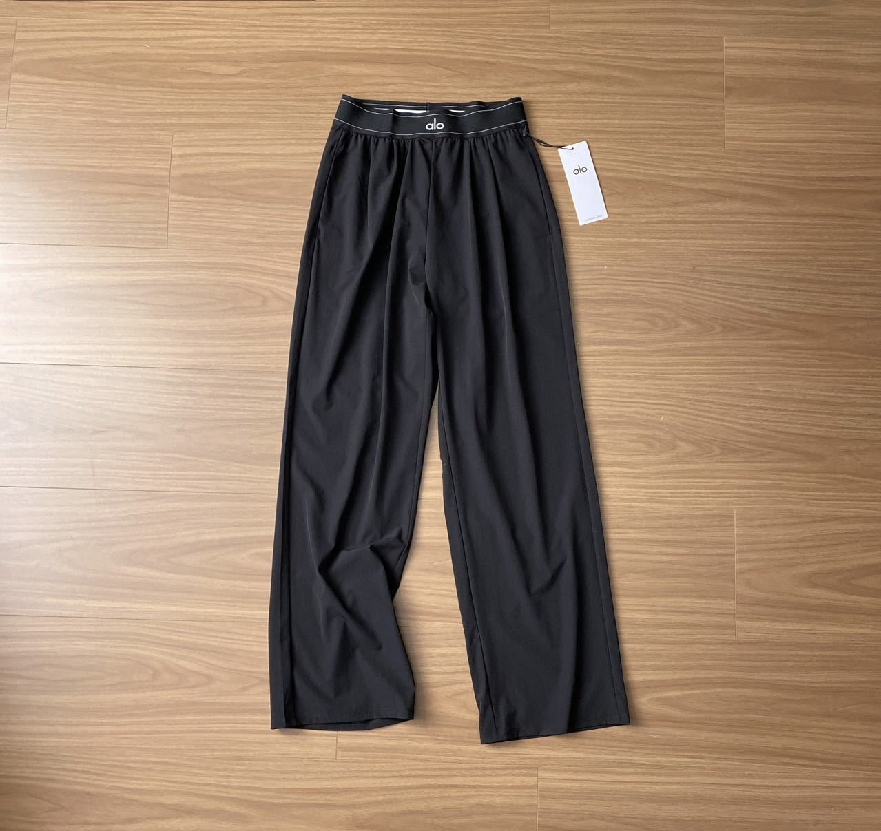 High Waist Drape Wide Leg Light Sweatpants SA506