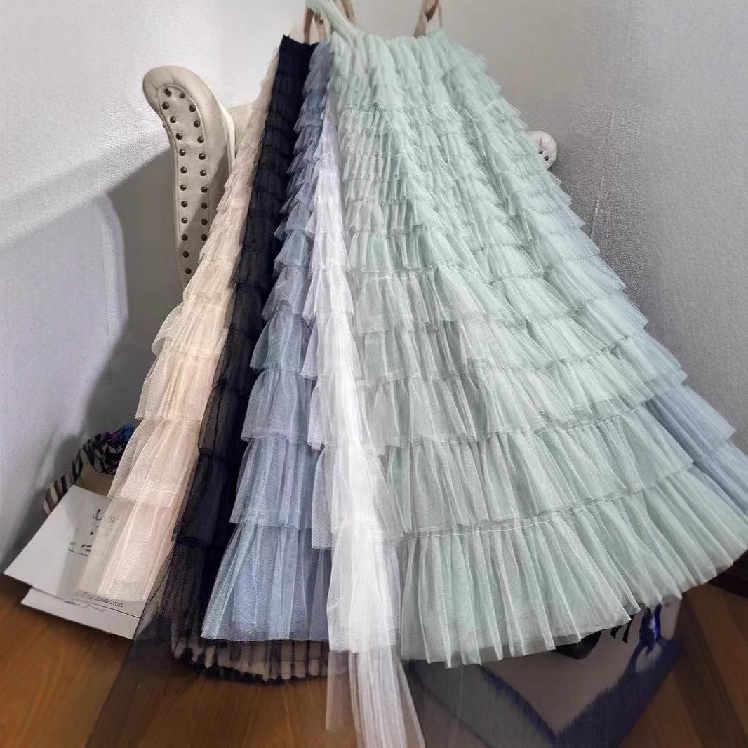 New Cake Skirt Mesh Skirt 69B977