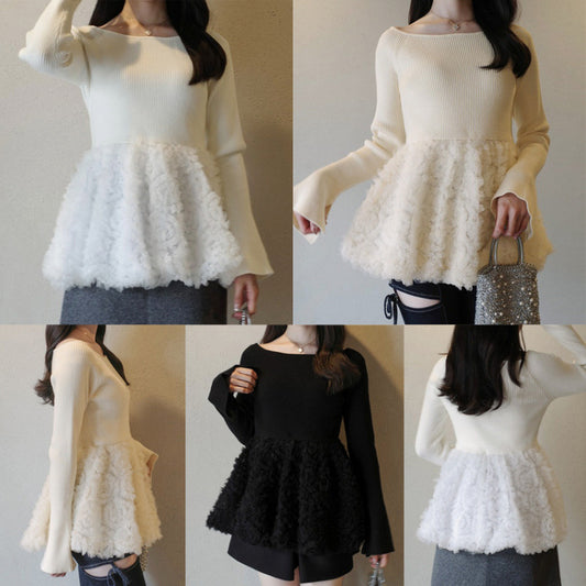 Long Sleeve Knitted Sweater SA611