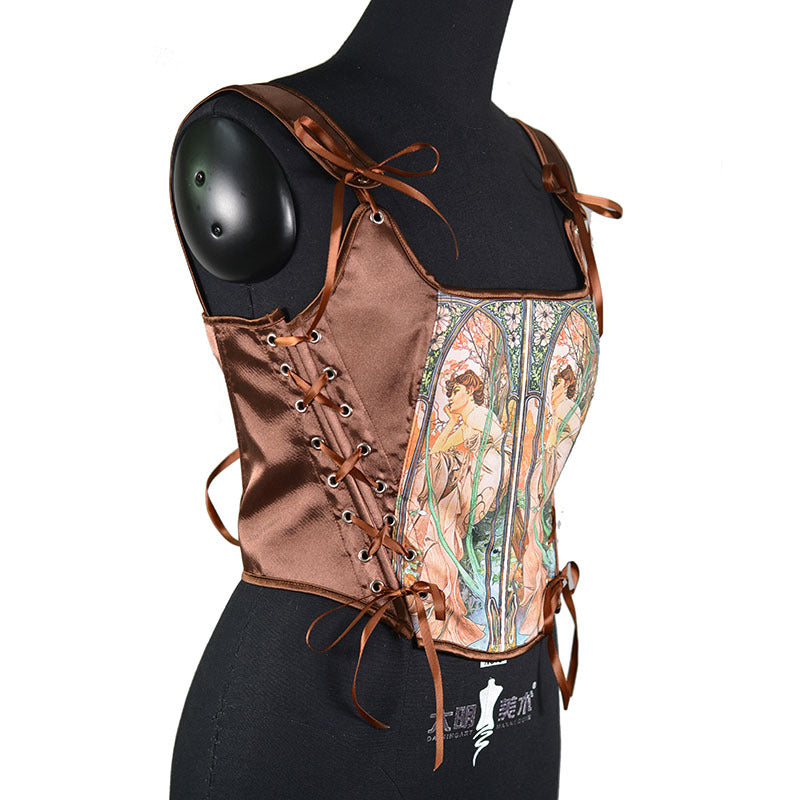 Satin Fishbone Corset 69B974