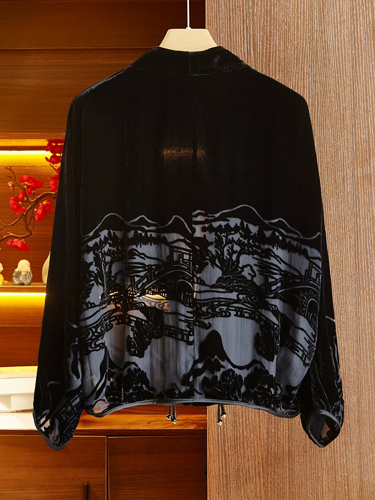 Velvet Jacket Women