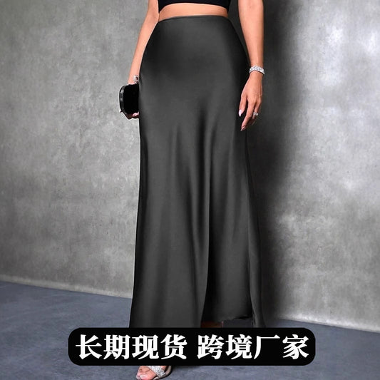 Satin Skirt  69A692