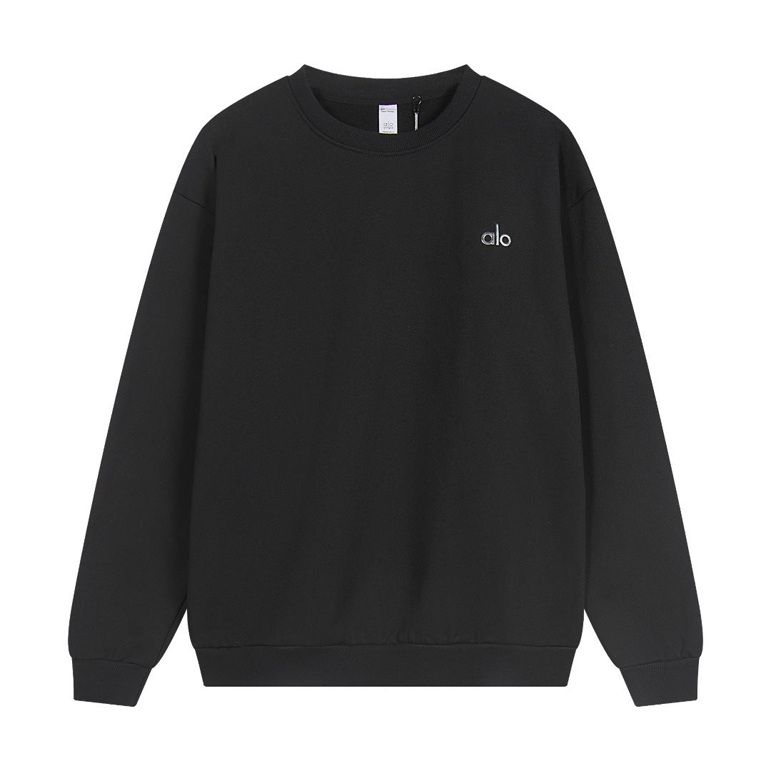 Hooded Sweater Loose Casual Zipper Set SA505