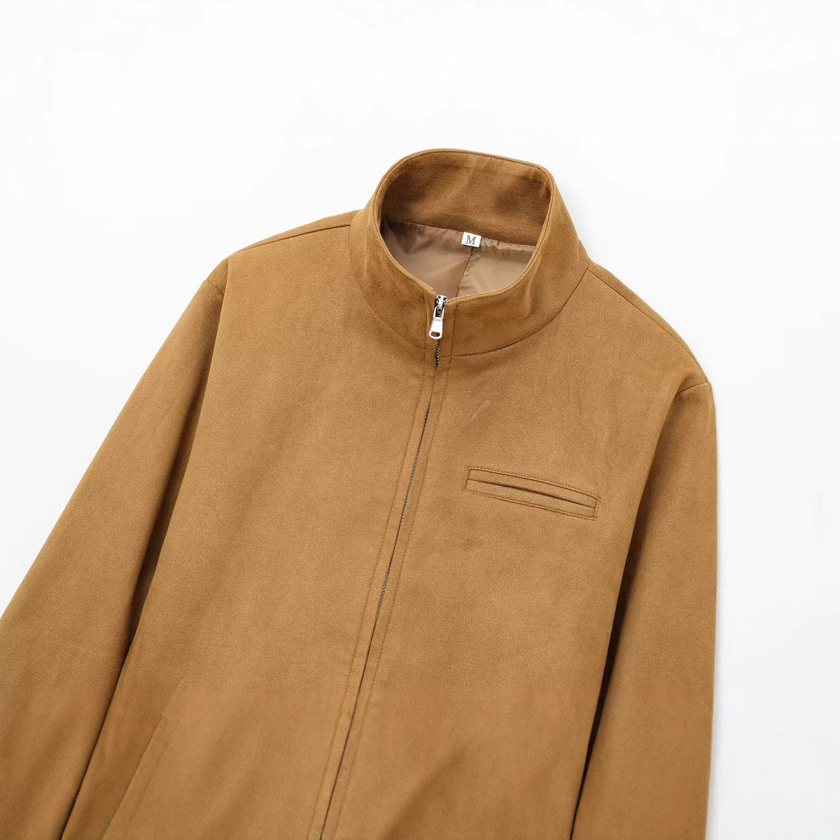 Solid Color Short Leather Jacket SA559