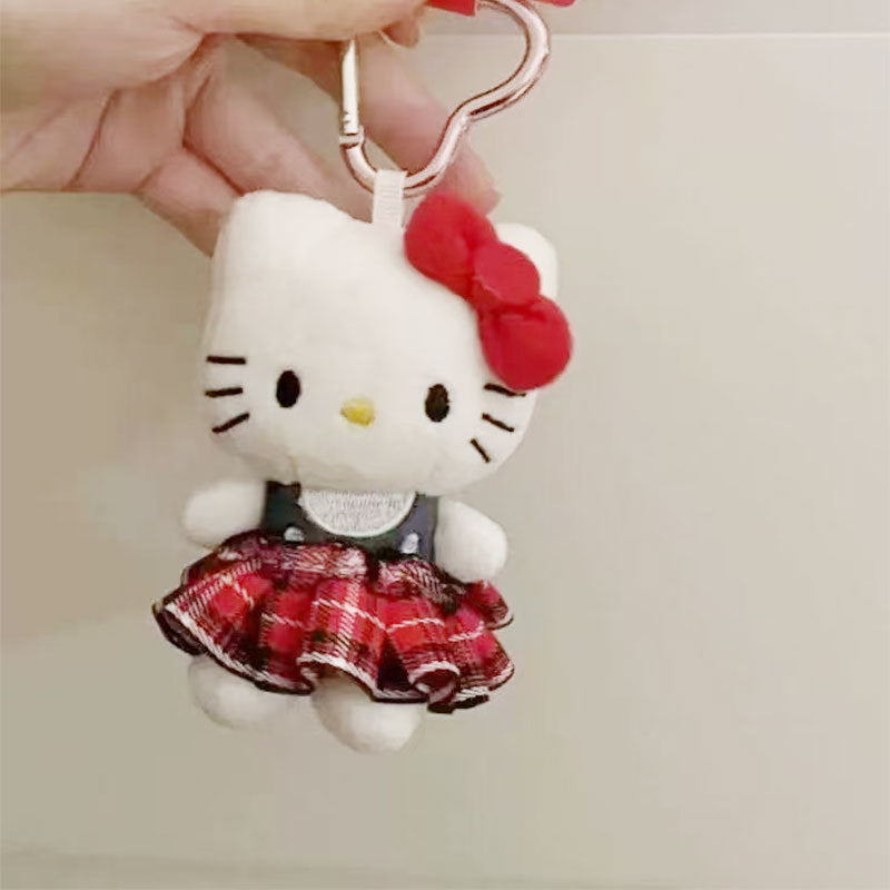 Cartoon Plush Gentleman Keychain  SAB093