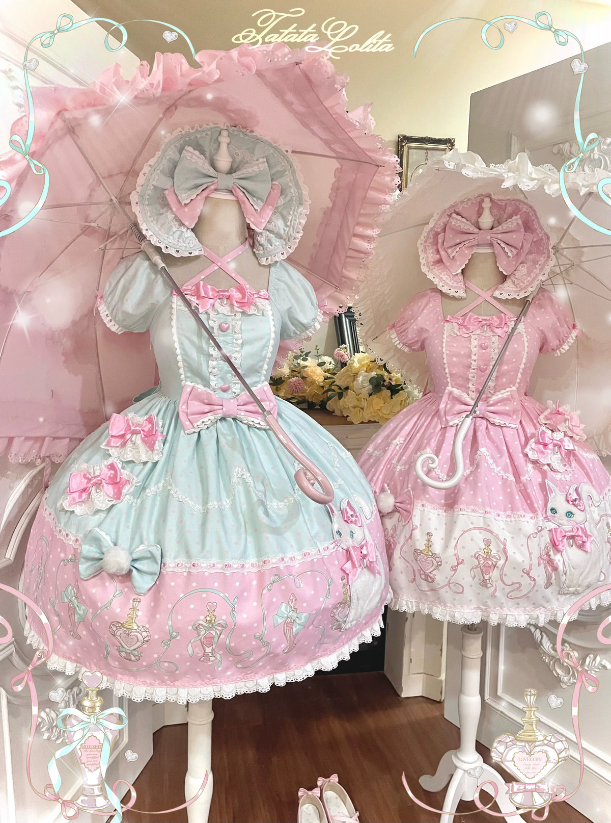 Perfume Cat Lo Skirt Doll Lolita Op Skirt  64H358