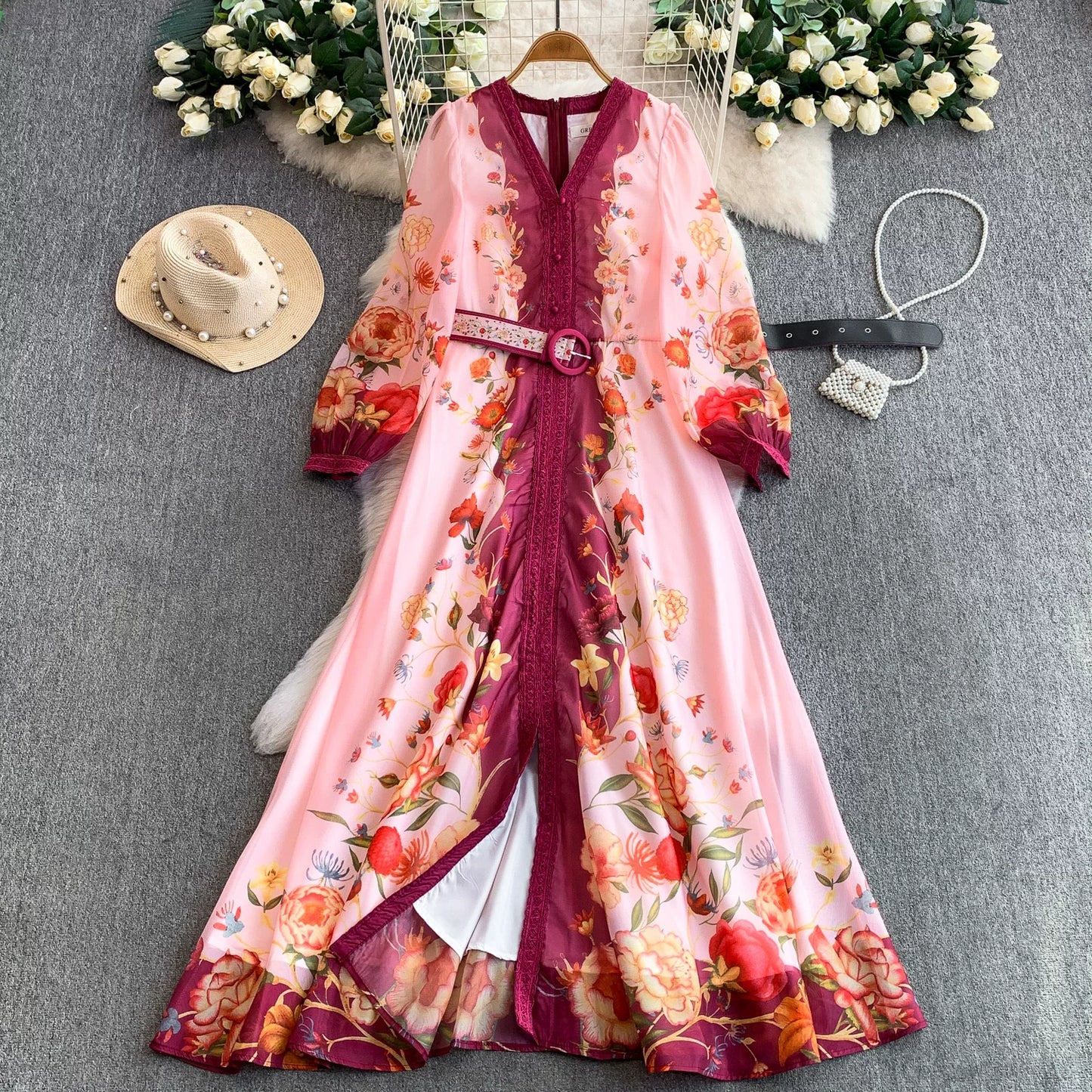 V-neck Dress Women  SA694