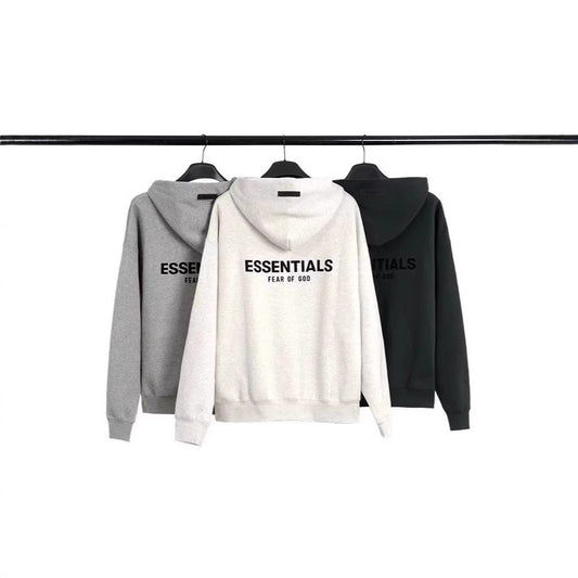 Flocked Letter Hoodie SP097
