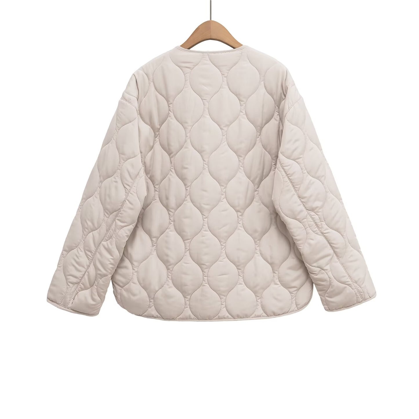 Loose Quilted Cotton Coat SA498
