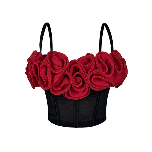 Flower Fishbone Bra Pure Desire Tube Top 69B884