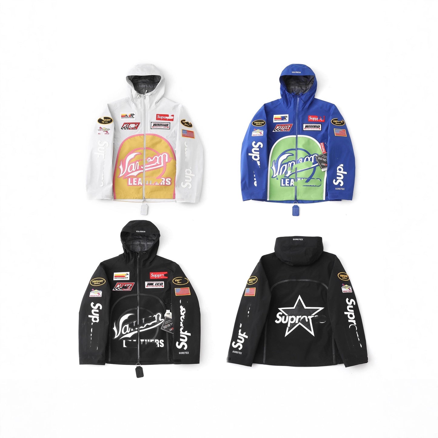 Decal Waterproof Zipper Jacket SP095
