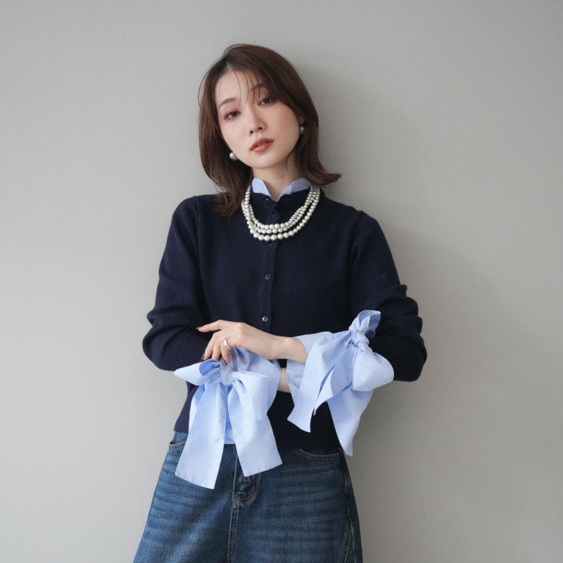 Temperament Fake Two Sweaters SA609