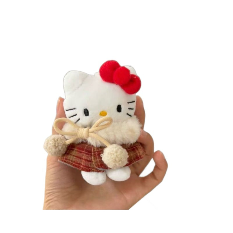 Cartoon Plush Gentleman Keychain  SAB093