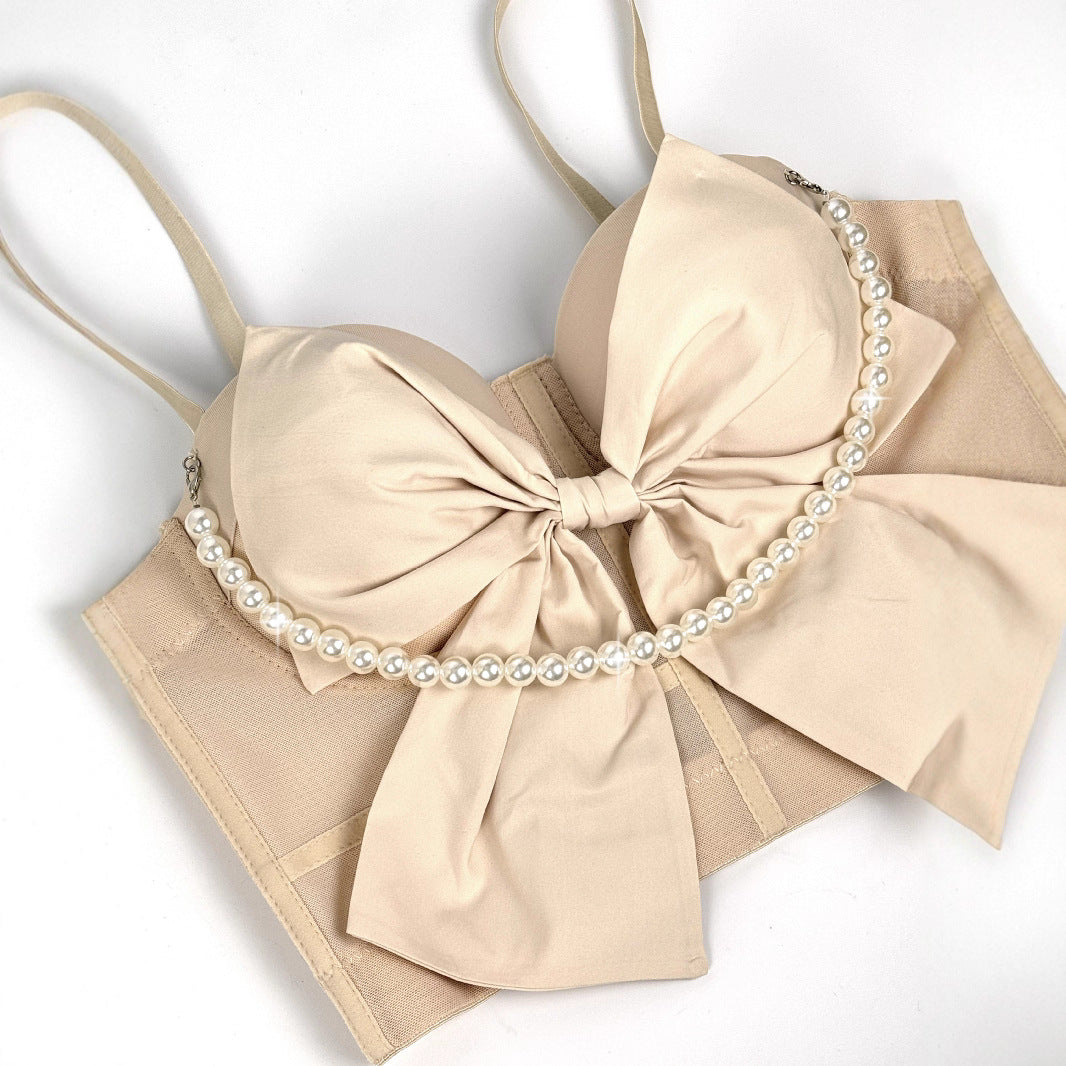Pearl Bow Sling Vest 69B891