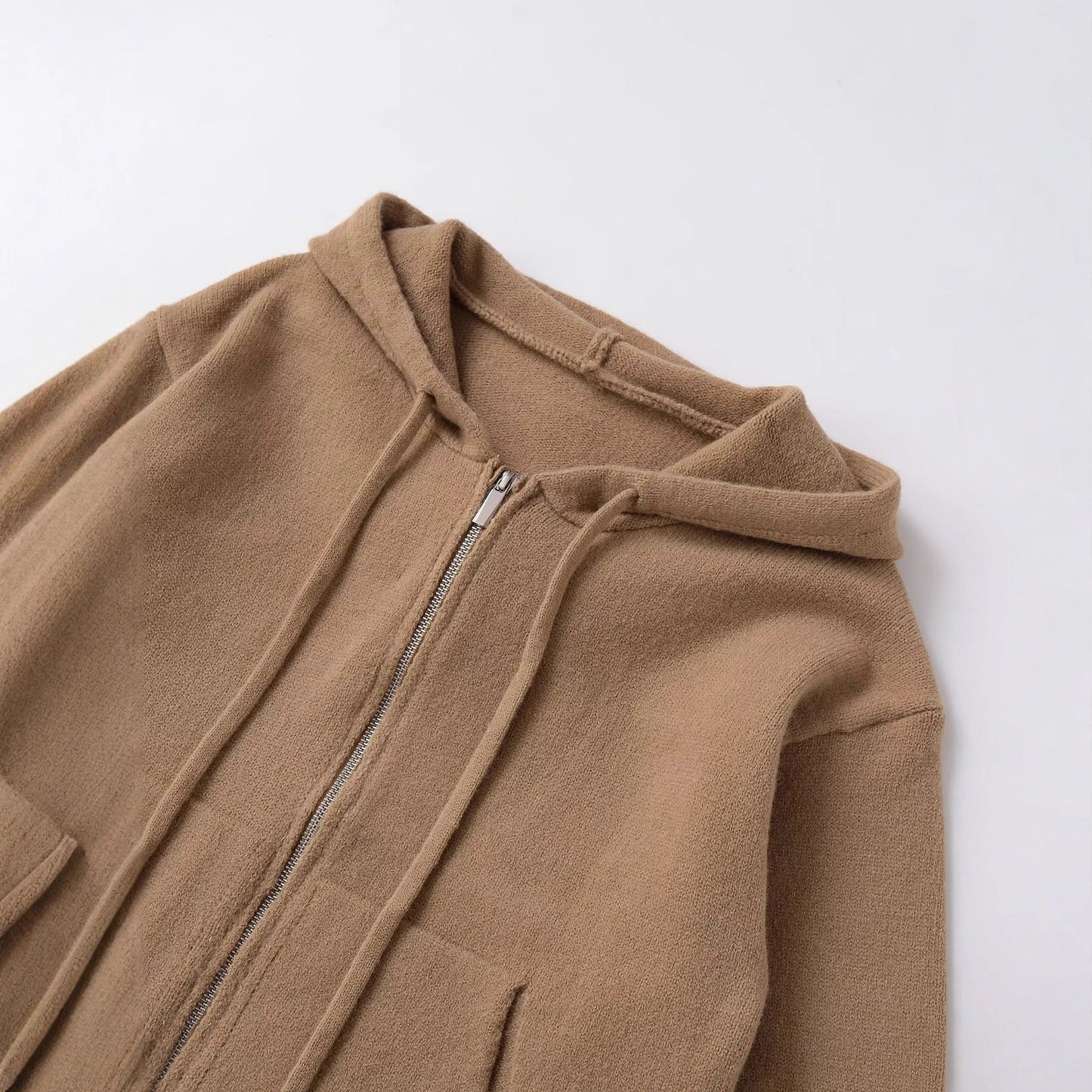 Casual Loose Knit Hooded Sweater SA541